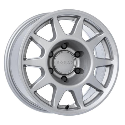 Nomad N505OE Touring 17x8.5in / 5x150 BP / 35mm Offset / 110.5mm Bore - OE Silver