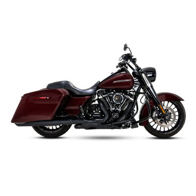 Vance & Hines 17-24 Harley-Davidson Trike Road Glide 3 FreeWheeler FLRT Twin Slash Slip-ons - Black