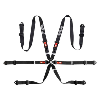 Sparco BELT COMP H2 PD 6PT STEEL BLK