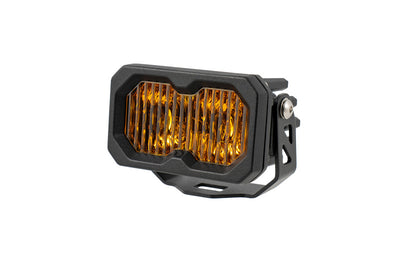 Diode Dynamics C2 2.0 Max Yellow SAE Fog/Wide Standard ABL (Single)