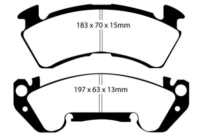 EBC S20 Brake Pad and Rotor Kit