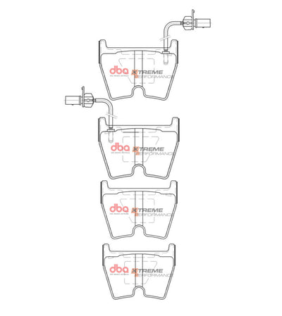 DBA 2009 Suzuki XL-7 Front XP Performance Brake Pads
