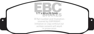 EBC S20 Brake Pad and Rotor Kit