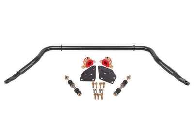 BMR 82-92 Chevrolet Camaro Sway Bar Kit Front Hollow 35mm Non-Adjustable - Black Hammertone