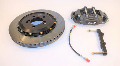 Alcon BMW F8X 4 Piston 355x28mm Rear Race Kit - Anodized