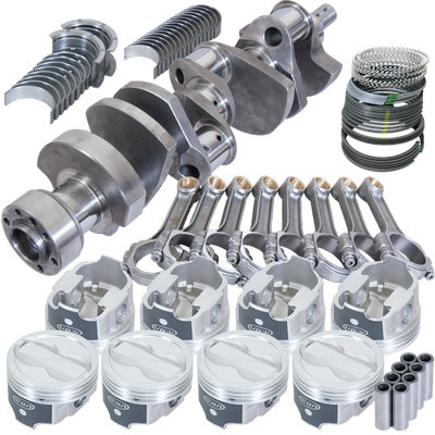 Eagle Chevy LT1350 1Pc 3.750in Crank 5.700in I-Beam Rods -18cc 4.030in Pistons Rotating Assembly