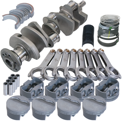 Eagle Pontiac 400 4.250in Crank 6.800in H-Beam -6cc Flat Top 4.185in Pistons Rotating Assembly