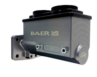 Baer Brakes Mopar 1-1/8in Bore Remaster 4-Bolt Right Port Master Cylinder Assembly - Gray