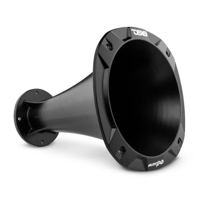DS18 2in Long Bolt-On Throat Horn 27 Degree 10.84in Depth Black Aluminum