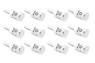 Diode Dynamics 194 LED Bulb HP3 LED Natural - White Set of 12