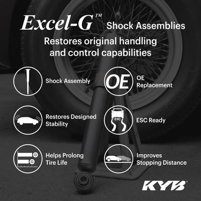 KYB 14-18 Mazda 3 Excel-G Shock Assembly - Rear