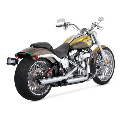 Vance & Hines HD Softail 91-09 Fatboy Twin Slash Slip-On Exhaust