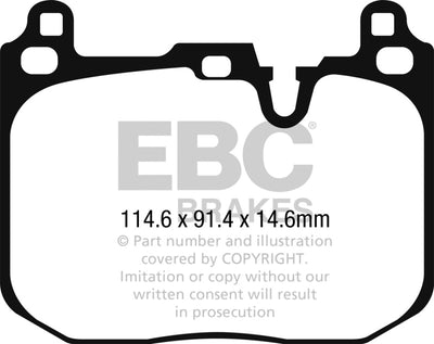 EBC S6 Brake Pad and Rotor Kit