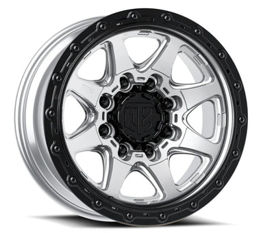MTX Spitfire 8 Machined w/Black Ring 20x9in / 8x165.1 BP / 0mm Offset / 124.1mm Bore
