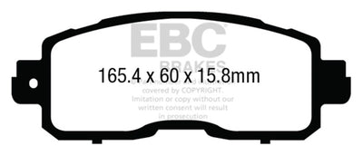 EBC S1 Brake Pad and Rotor Kit