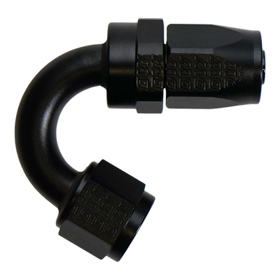 DeatschWerks 8AN Female Flare Swivel 150-degree Hose End CPE
