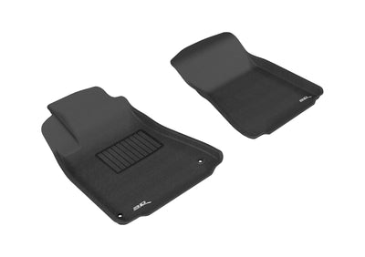 3D MAXpider 2006-2013 Lexus IS Kagu 1st & 2nd Row Floormats - Black
