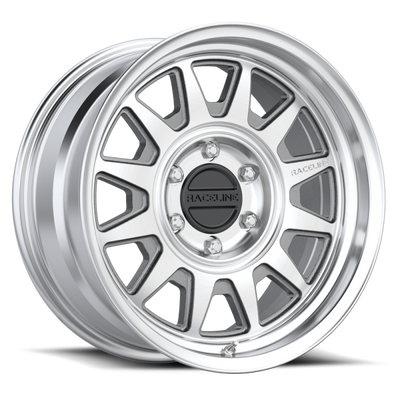 Raceline 952MC Aero 17x8.5in / 6x120 BP / 0mm Offset / 78.1mm Bore - Machined Wheel