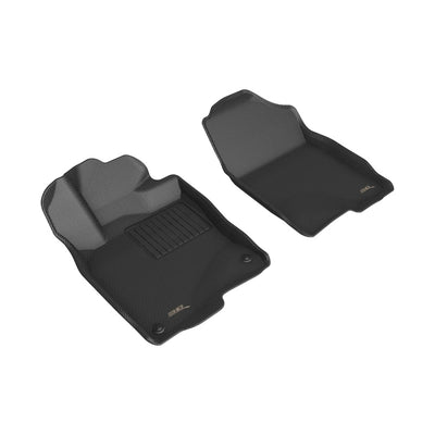 3D MAXpider Honda Civic 2022 Kagu 1st & 2nd Row - Black (W/ Rear USB Port)