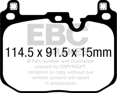 EBC S6 Brake Pad and Rotor Kit