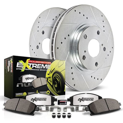 Power Stop 17-21 Tesla X Front and Rear Z26 Street Brake Kit