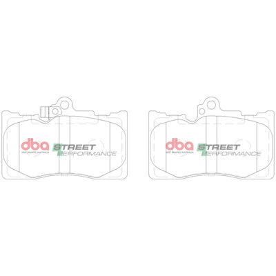 DBA 16-18 Lexus GS200t (Excl F Sport) Front SP Performance Brake Pads