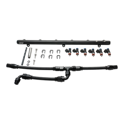 DeatschWerks Fuel Rail for BMW M2/M3/M4/X3M S58 Factory Manifold w/ Plumbing and 1000cc Injectors