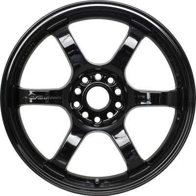 Gram Lights 57DR 18x9.5 +38 5x100 Glass Black Wheel (Min Order Qty 20)