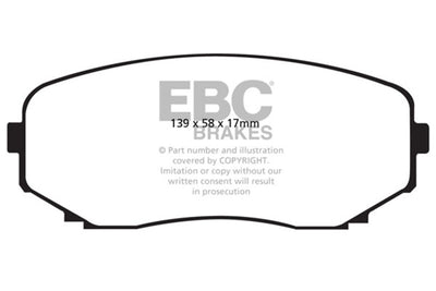EBC S8 Brake Pad and Rotor Kit