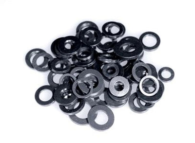 ARP 3/8in ID x 5/8in OD Machined Chamfer black Washers (10 pack)