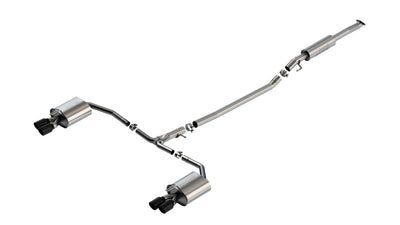 Borla 21-23 Hyundai Sonata N Line 2.5L i4 AT FWD 4DR 2.00in 2.75in S-Type Exhaust - Black Chrome