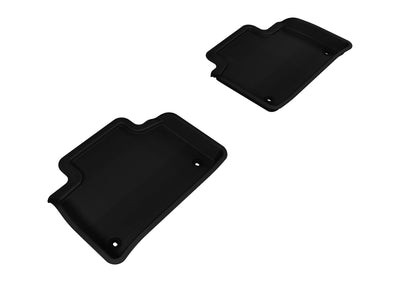 3D MAXpider 2007-2012 Lexus LS460 Kagu 1st & 2nd Row Floormats - Black