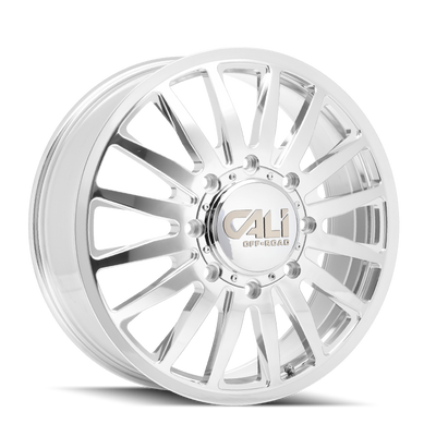 Cali Off-Road 9110D Summit Dually 20x8.25 / 8x165.1 BP / 115mm Offset / 121.3mm Hub Polished Wheel