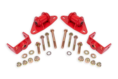 BMR Suspension 14-19 Chevrolet Corvette Motor Mount Kit - Red