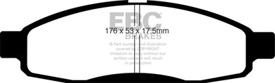EBC S8 Brake Pad and Rotor Kit