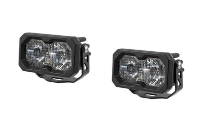 Diode Dynamics C2 2.0 Max White SAE Driving Standard ABL (Pair)