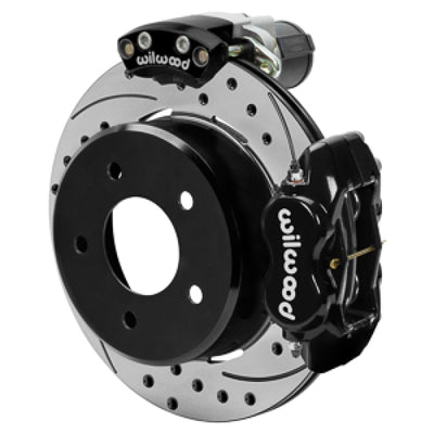 Wilwood 88-98 GM C1500 Rear Electronic Parking Brake Kit Black 12.19in SRP Rotor 3.25in Offset