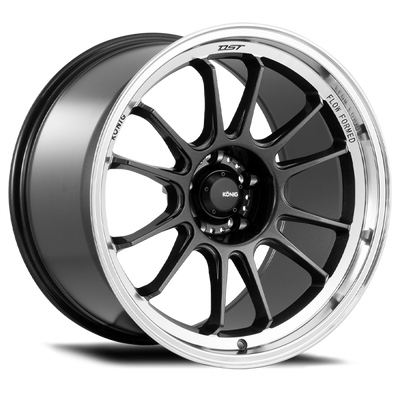 Konig Hypergram 17x9 5x114.3 ET25 Metallic Carbon w/ Machined Lip