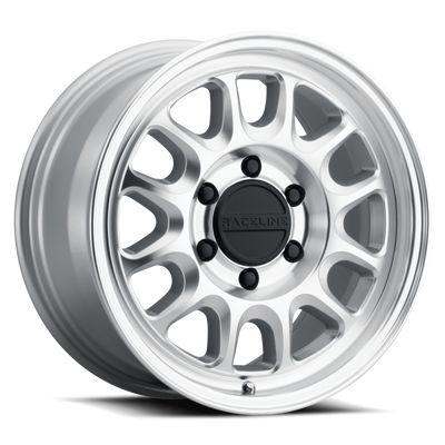 Raceline 958MC Rogue 17x8.5in / 8x170 BP / 0mm Offset / 130.81mm Bore - Machined Finish Wheel