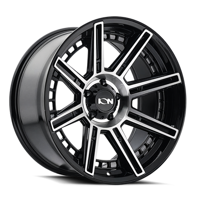 ION Type 149 20x10 / 8x165.1 BP / -24mm Offset / 125.2mm Hub Black/Machined Wheel