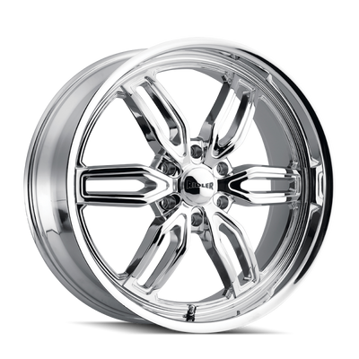 Ridler 609 20x9 / 6x139.7 BP / 30mm Offset / 106.1mm Hub Chrome Wheel