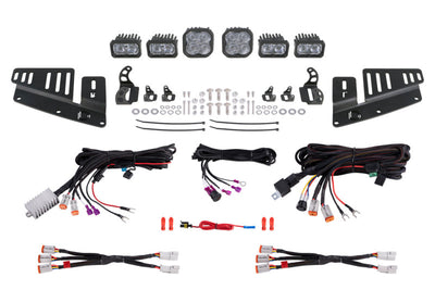 Diode Dynamics 21-25 Ford Bronco Stage Series Fog Pocket Kit