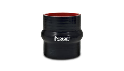 Vibrant Silicone Hump Hose Coupler 3.125in ID x 3.00in Long - Black