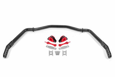 BMR 05-14 Ford Mustang Front Hollow 38mm Sway Bar Kit w/ Bushings - Hammertone Black