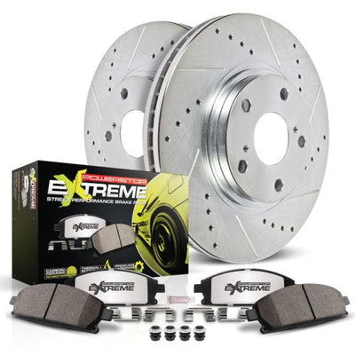 Power Stop 10-13 Subaru Forester Front & Rear Z26 Street Warrior Brake Kit