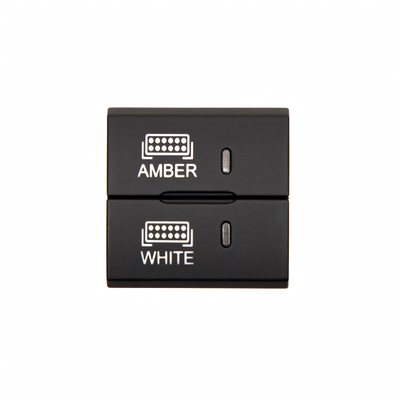 Cali Raised Square Style Dual Function Toyota OEM Style Amber & White Switch