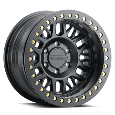 Raceline RT951B Ryno 17x9in / 8x170 BP / -38mm Offset / 130.8mm Bore - Satin Black Beadlock Wheel