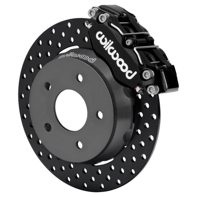 Wilwood 22-24 Polaris RZR Turbo/ Pro R 5-Lug Front Big Brake Kit - Drilled Rotors Black Powder Coat
