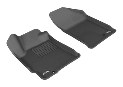 3D MAXpider 2007-2012 Nissan Altima Kagu 1st & 2nd Row Floormats - Black