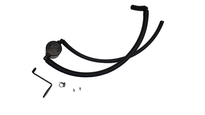 J&L 22-25 Hyundai Elantra N 2.0L Oil Separator 3.0 Passenger Side - Black Anodized